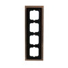 Abdeckrahmen 4-fach bronze - carat®   