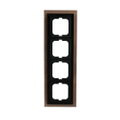 Abdeckrahmen 4-fach bronze - carat®   
