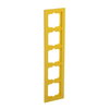 Abdeckrahmen 5-fach gelb - Busch-axcent®   