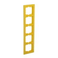 Abdeckrahmen 5-fach gelb - Busch-axcent®