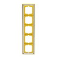 Abdeckrahmen 5-fach gelb - Busch-axcent®