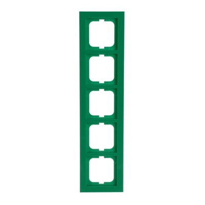 Abdeckrahmen 5-fach grün - Busch-axcent®   