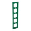 Abdeckrahmen 5-fach grün - Busch-axcent®