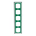 Abdeckrahmen 5-fach grün - Busch-axcent®