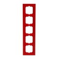 Abdeckrahmen 5-fach rot - Busch-axcent®
