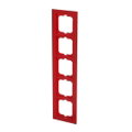 Abdeckrahmen 5-fach rot - Busch-axcent®