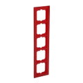 Abdeckrahmen 5-fach rot - Busch-axcent®