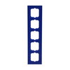 Abdeckrahmen 5-fach blau - Busch-axcent®   