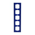 Abdeckrahmen 5-fach blau - Busch-axcent®