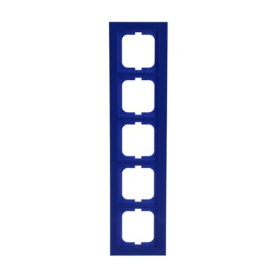 Abdeckrahmen 5-fach blau - Busch-axcent®   