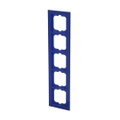 Abdeckrahmen 5-fach blau - Busch-axcent®