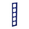 Abdeckrahmen 5-fach blau - Busch-axcent®   