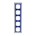 Abdeckrahmen 5-fach blau - Busch-axcent®