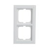 Abdeckrahmen 2-fach weißglas - Busch-axcent® pur   