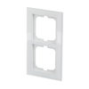 Abdeckrahmen 2-fach weißglas - Busch-axcent® pur   