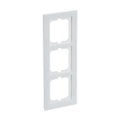 Abdeckrahmen 3-fach weißglas - Busch-axcent® pur