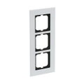 Abdeckrahmen 3-fach weißglas - carat®