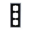 Abdeckrahmen 3-fach weißglas - carat®   