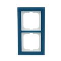 Abdeckrahmen 2-fach Glas Ozean - Busch-axcent® pur