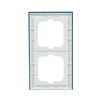 Abdeckrahmen 2-fach Glas Ozean - Busch-axcent® pur   