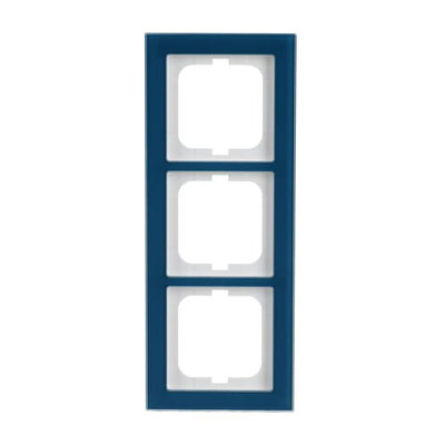 Abdeckrahmen 3-fach Glas Ozean - Busch-axcent® pur   