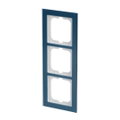 Abdeckrahmen 3-fach Glas Ozean - Busch-axcent® pur