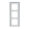 Abdeckrahmen 3-fach Glas Ozean - Busch-axcent® pur
