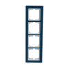 Abdeckrahmen 4-fach Glas Ozean - Busch-axcent® pur   