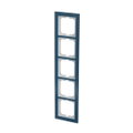Abdeckrahmen 5-fach Glas Ozean - Busch-axcent® pur