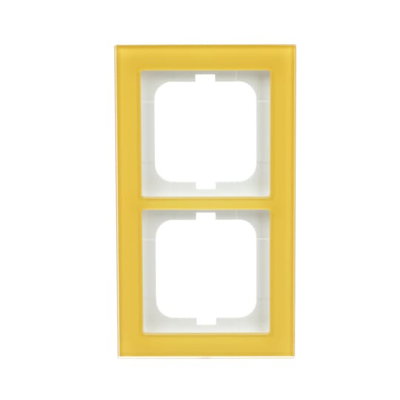 Abdeckrahmen 2-fach Glas Sonne - Busch-axcent® pur   