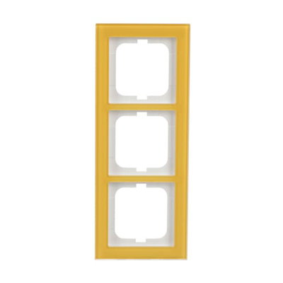 Abdeckrahmen 3-fach Glas Sonne - Busch-axcent® pur