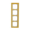 Abdeckrahmen 4-fach Glas Sonne - Busch-axcent® pur   