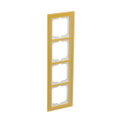 Abdeckrahmen 4-fach Glas Sonne - Busch-axcent® pur