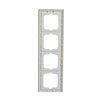Abdeckrahmen 4-fach Glas Sonne - Busch-axcent® pur   