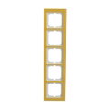 Abdeckrahmen 5-fach Glas Sonne - Busch-axcent® pur   
