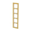 Abdeckrahmen 5-fach Glas Sonne - Busch-axcent® pur   