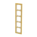 Abdeckrahmen 5-fach Glas Sonne - Busch-axcent® pur   