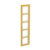 Abdeckrahmen 5-fach Glas Sonne - Busch-axcent® pur   