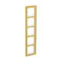 Abdeckrahmen 5-fach Glas Sonne - Busch-axcent® pur   