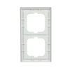 Abdeckrahmen 2-fach Glas Koralle - Busch-axcent® pur   