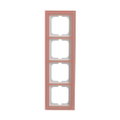 Abdeckrahmen 4-fach Glas Koralle - Busch-axcent® pur