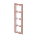 Abdeckrahmen 4-fach Glas Koralle - Busch-axcent® pur