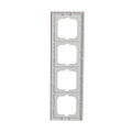 Abdeckrahmen 4-fach Glas Koralle - Busch-axcent® pur