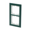 Abdeckrahmen 2-fach Glas Avocado - Busch-axcent® pur   