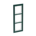 Abdeckrahmen 3-fach Glas Avocado - Busch-axcent® pur