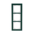 Abdeckrahmen 3-fach Glas Avocado - Busch-axcent® pur