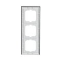 Abdeckrahmen 3-fach Glas Avocado - Busch-axcent® pur