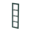 Abdeckrahmen 4-fach Glas Avocado - Busch-axcent® pur   