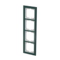 Abdeckrahmen 4-fach Glas Avocado - Busch-axcent® pur   
