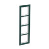 Abdeckrahmen 4-fach Glas Avocado - Busch-axcent® pur   